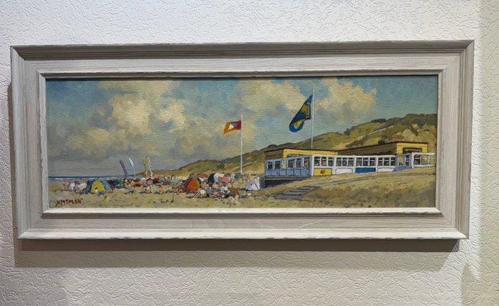 Willem Heytman ( 1950) - Strandvermaak, Antiek en Kunst, Kunst | Schilderijen | Klassiek