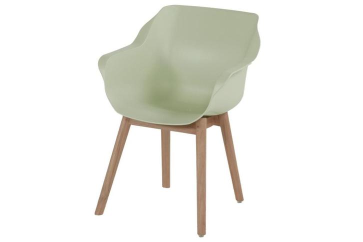 Hartman Sophie Element tuinstoel mintgroen met teak frame, Tuin en Terras, Tuinsets en Loungesets