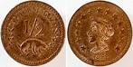 California goud 1858, ca Vz, Usa, 0,5 Dollar Coronet Kopf, Postzegels en Munten, Munten en Bankbiljetten | Toebehoren, Verzenden