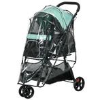 TRUUSK 2-in-1 Hondenwagen en Kattenbuggy - Inklapbaar met Re, Verzenden, Nieuw