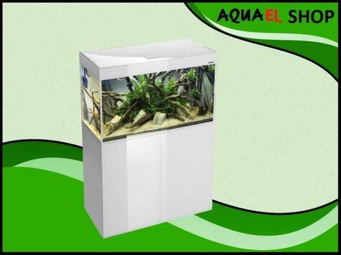 Aquael Glossy 120 wit aquarium set inclusief glossy meubel, Animaux & Accessoires, Poissons | Aquariums & Accessoires, Envoi