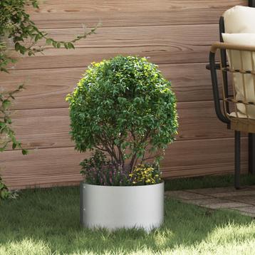 vidaXL Tuinbak 30x30x20 cm Gegalvaniseerd Staal, Verzenden