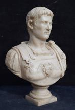 sculptuur, Busto imperatore Cesare Augusto - 25 cm -