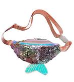 Heuptasje Kinderen Klein Tasje Zeemeermin Lichtroze Paillett, Ophalen of Verzenden, Nieuw