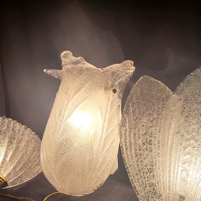 Wandkandelaar (3) - Muranoglas, Antiquités & Art, Curiosités & Brocante