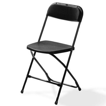 Klapstoel Budget | Zwart | Stapelbaar | 430x450x800(h)mm beschikbaar voor biedingen