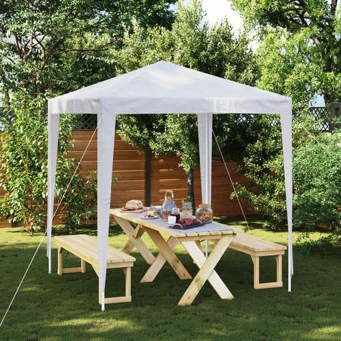 vidaXL Partytent 2x2 m wit, Tuin en Terras, Partytenten, Nieuw, Verzenden