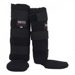 Booster Zwarte Stoffen Kickboks Scheenbeschermer BTSG Curved, Sport en Fitness, Verzenden, Nieuw, Overige