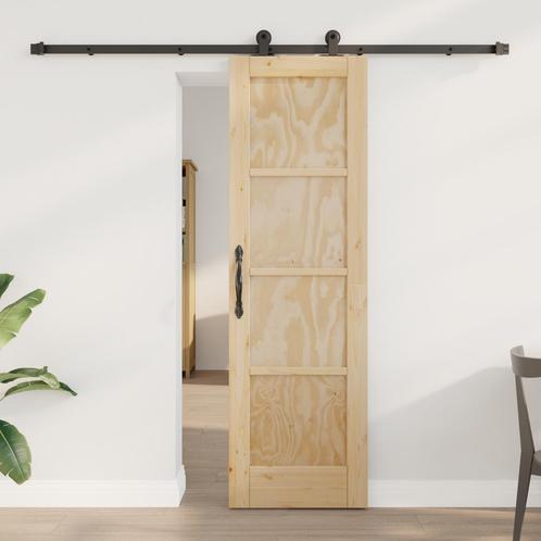 vidaXL Schuifdeur met Hardware Set ORKDAL van Massief, Doe-het-zelf en Bouw, Deuren en Vliegenramen, Nieuw, Verzenden