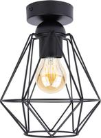 Industriële Plafondlamp Zwart | Ø18cm | Incl. LED Lichtbron, Verzenden, Nieuw