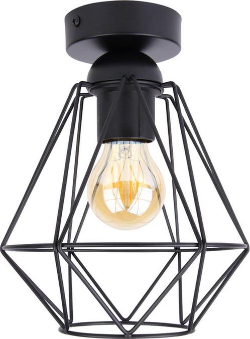 Industriële Plafondlamp Zwart | Ø18cm | Incl. LED Lichtbron, Huis en Inrichting, Overige Huis en Inrichting, Nieuw, Verzenden
