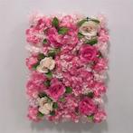 Flowerwall 40x60 cm D Pink Champagne Roos Hortensia, Nieuw