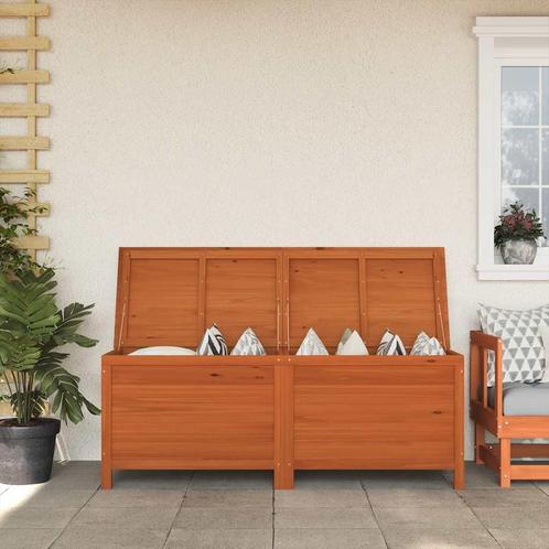 vidaXL Tuinbox 150x50x56,5 cm massief vurenhout bruin, Tuin en Terras, Bergingen en Tuinkasten, Nieuw, Verzenden