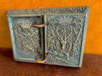 Max Le Verrier - Presse-papiers - Bronze patiné, Antiek en Kunst