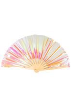 Waaier Groot Holografisch Regenboog Iridescent Fan Grote Han, Ophalen of Verzenden, Nieuw