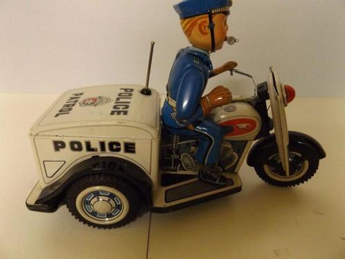 Toy Nomura - Véhicule-jouet Police Patrol Tricycle -, Antiek en Kunst, Antiek | Speelgoed