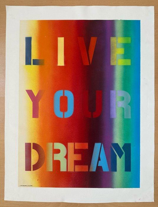 MrKas - Live your dream - XL, Antiek en Kunst, Kunst | Schilderijen | Modern