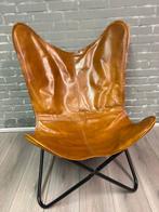Stoel - Metaal - ( PU ) Leer - Vlinder Stoel XL