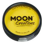 Moon Creations Pro Face Paint Cake Pots Bright Yellow 36g, Hobby en Vrije tijd, Nieuw, Verzenden