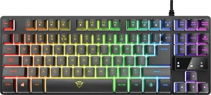 Bedraad Gaming Toetsenbord - Tenkeyless - QWERTY - Zwart..., Computers en Software, Muizen, Nieuw, Verzenden