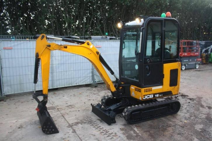 Veiling: Minigraver JCB 16C-1 T3 Diesel 12kW 2020, Zakelijke goederen, Machines en Bouw | Kranen en Graafmachines, Ophalen