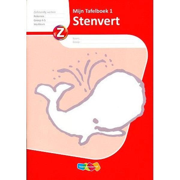 Stenvert Mijn tafelboek 1 groep 4/5 (per stuk), Boeken, Schoolboeken, Verzenden
