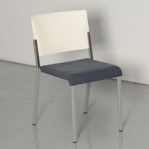 Wiesner Hager vergaderstoel, grijs, 4-poot onderstel, Huis en Inrichting, Stoelen, Gebruikt, Ophalen of Verzenden