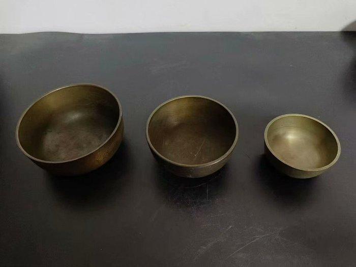 Bol chantant (3) - Laiton - 1940-1950 - Thadobati Cups, Muziek en Instrumenten, Blaasinstrumenten | Blokfluiten