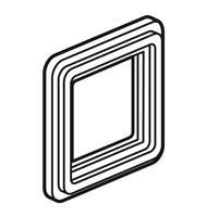 Legrand Soliroc Mozaïek Adapter 2 Module Zonder Afdekking -, Doe-het-zelf en Bouw, Elektriciteit en Kabels, Verzenden