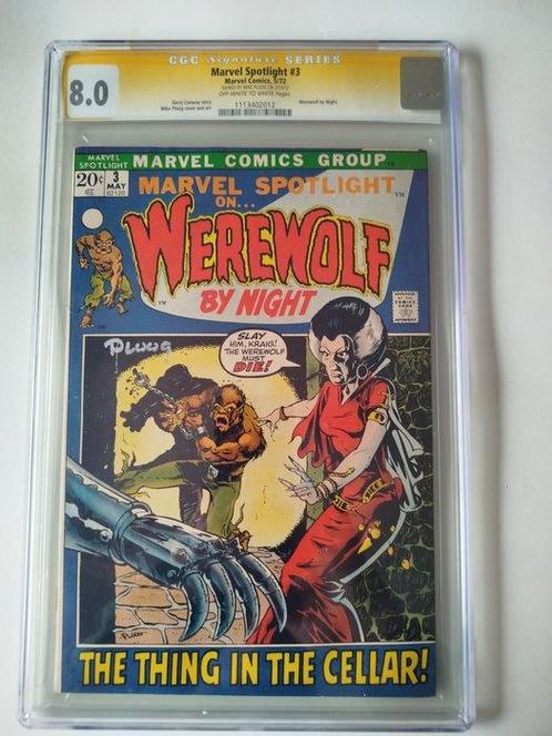 Marvel Spotlight (Vol. 1) #3 - Werewolf by Night - CGC 8.0 -, Boeken, Strips | Comics