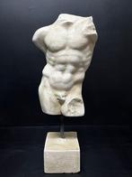 Sculpture, torse dHéraclès - poussière de marbre et