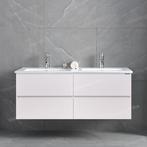 AKTIE! Badmeubel INCLUSIEF KRAAN EN AFVOER ! 80 - 140 cm set, Maison & Meubles, Salle de bain | Meubles de Salle de bain, Wastafelkast