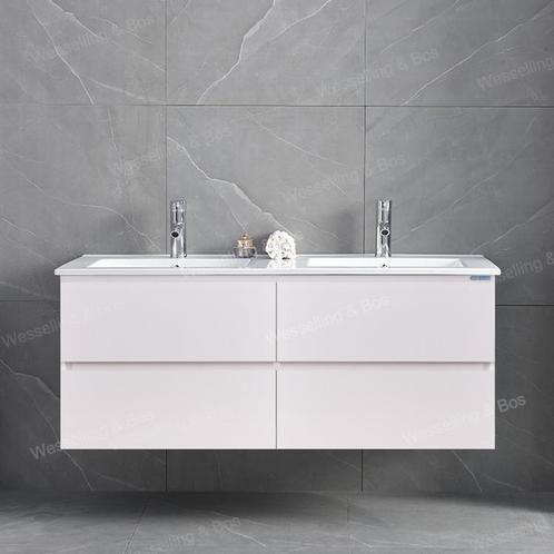 AKTIE! Badmeubel INCLUSIEF KRAAN EN AFVOER ! 80 - 140 cm set, Maison & Meubles, Salle de bain | Meubles de Salle de bain, Envoi