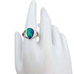 Sans prix de réserve - Bague Argent - Opale bleue, Nieuw