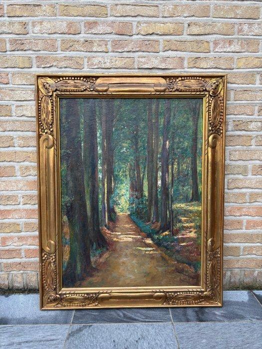 Leon Corthals (1877-1935) - Bosgezicht, Antiek en Kunst, Kunst | Schilderijen | Klassiek