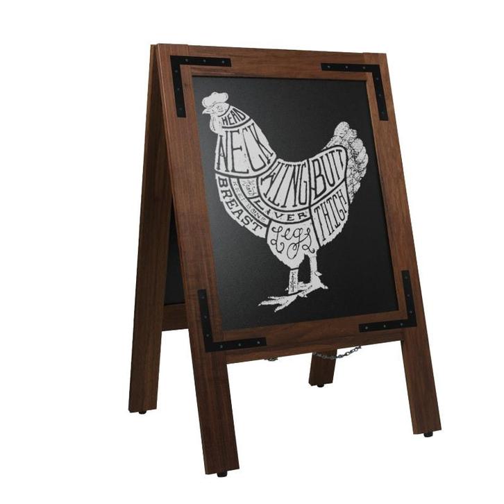 Krijtstoepbord Noir 55x85 cm, Zakelijke goederen, Overige Zakelijke goederen, Verzenden