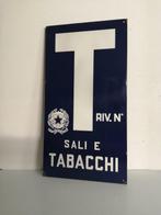 Emaille bord - Sali e Tabacchi Riv. N. - Italiaanse, Antiek en Kunst