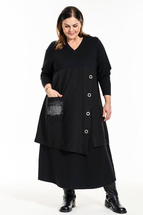 Gozzip Black jurk IngridXL=54/56Maat 46/48 (XL) of groter, Kleding | Dames, Jurken, Overige kleuren, Nieuw, Maat 46/48 (XL) of groter