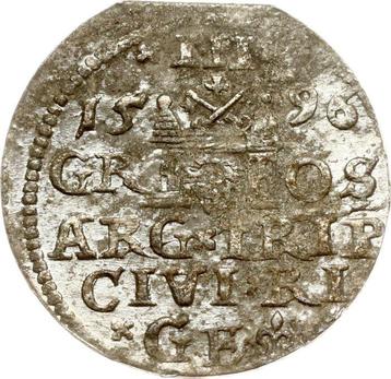 Lituanië-Polen, Riga. Sigismund III Vasa (1587–1632). Trojak