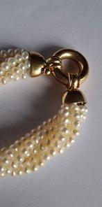 Halsketting - 18 karaat Geel goud Parel - Parel