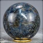 Grand cordiérite bleu profond rare et tourmaline Sphère-, Nieuw