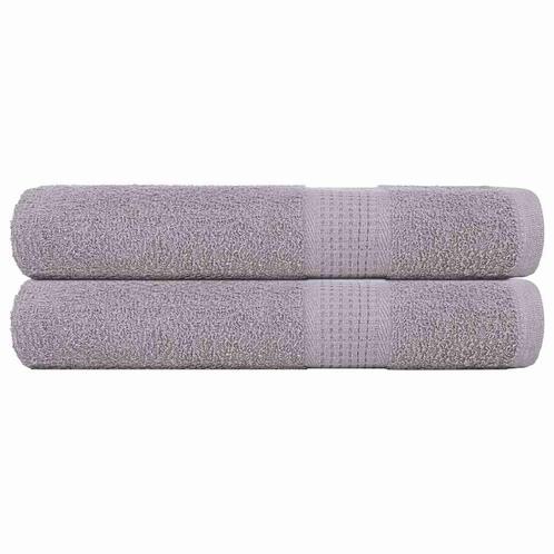 vidaXL Saunahanddoeken 2 st 80x200 cm 360 g/m² 100% katoen, Maison & Meubles, Salle de bain | Linge de bain & Accessoires, Envoi