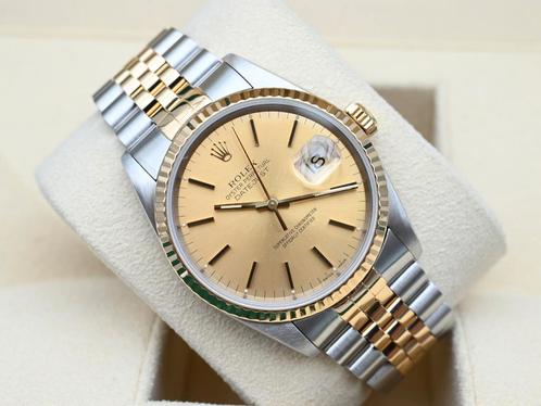 Rolex Datejust Ref. 16233 Year 1991 (Box & Papers), Bijoux, Sacs & Beauté, Montres | Hommes, Enlèvement ou Envoi