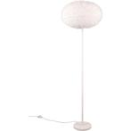 LED Vloerlamp Trion Fluffy Taupe - Synthetisch Pluche & E27, Verzenden, Nieuw