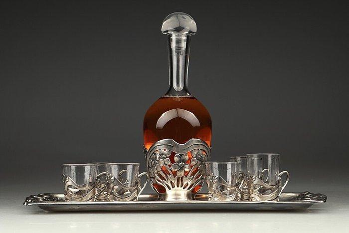 Christofle, Gallia - Karaf - Verzilverd, Antiek en Kunst, Kunst | Designobjecten