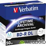Verbatim BD-R DL Blu-Ray 50GB 6X 5st. MDISC, Verzenden, Nieuw in verpakking