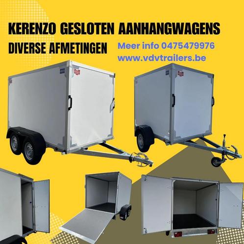Nieuwe gesloten aanhangwagens al vanaf €2.550 incl btw!, Auto diversen, Aanhangers en Bagagewagens, Nieuw, Ophalen