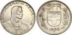 5 Franken 1926 B Schweiz zilver