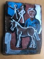 Roberto Masi (1940-2011) - Donna e cavallino, Antiek en Kunst, Kunst | Schilderijen | Modern