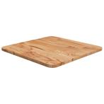 vidaXL Tafelblad vierkant 40x40x1,5cm massief eiken, Verzenden, Nieuw